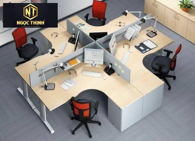 CỤM BÀN LÀM VIỆC VĂN PHÒNG - CBLVVVP07